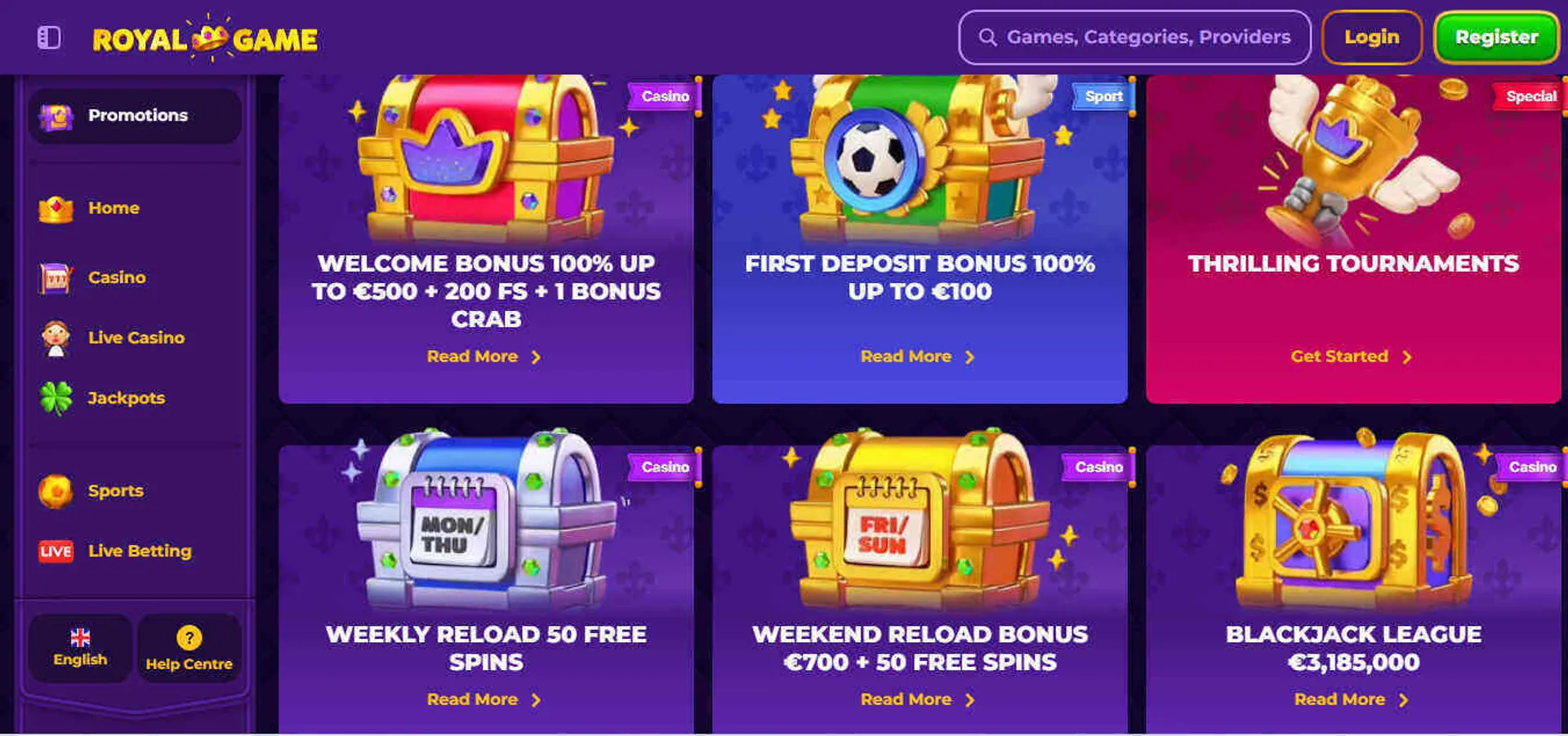 Casas de jogos